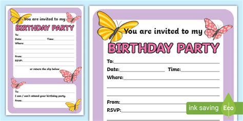 Invitations & Announcements Printable Party for Kids Editable Instant Download Rainbow ...