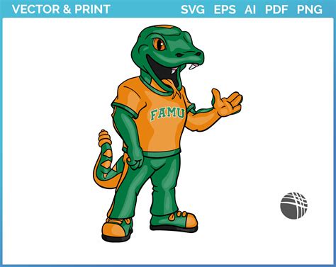 Florida A&M Rattlers - Mascot Logo (2013) - College Sports Vector SVG ...