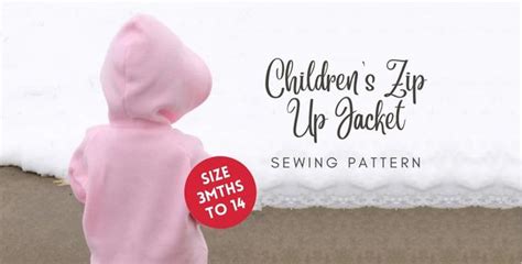 Children's Zip Up Jacket sewing pattern (Sizes 3mths-14) - Sew Modern Kids