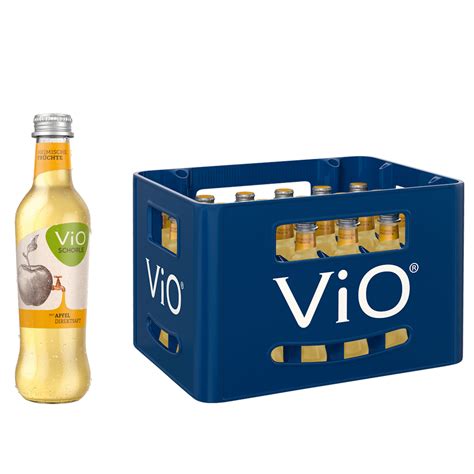 ViO Schorle Apfel 24 x 0,3l Glas Kiste MEHRWEG | Banach Getränkeshop