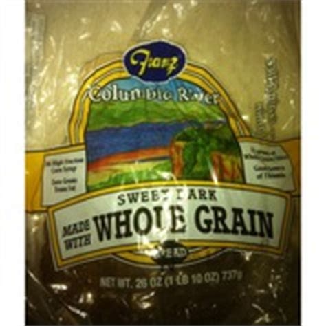 Franz Bread, Made with Whole Grain, Sweet Dark: Calories, Nutrition Analysis & More | Fooducate