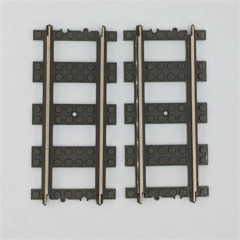 LEGO 9V Train Track, Straight, 2-Pack – KC Brick Store