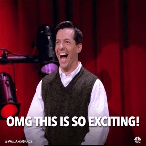 Excited Season 5 GIF by Will & Grace - Find & Share on GIPHY