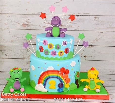 Barney and his friends cake - Decorated Cake by - CakesDecor