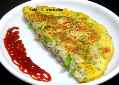 Vegetable Cheese Omelet Recipe-How to make Cheese Omelet-Vegetable and cheese Omelette recipe ...