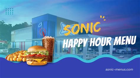 Sonic Happy Hour Menu 2025 - Anny Britney