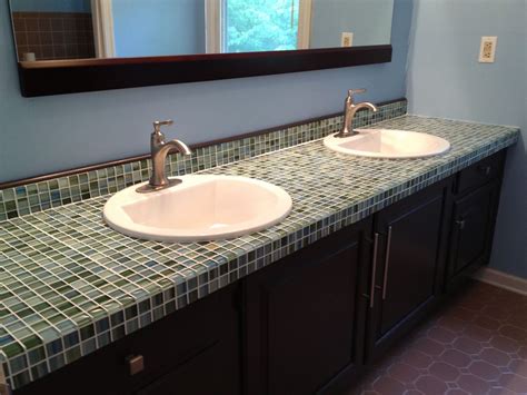 Formica to Fabulous: Tiling a Glass Mosaic Countertop – A Girl's Guide ...