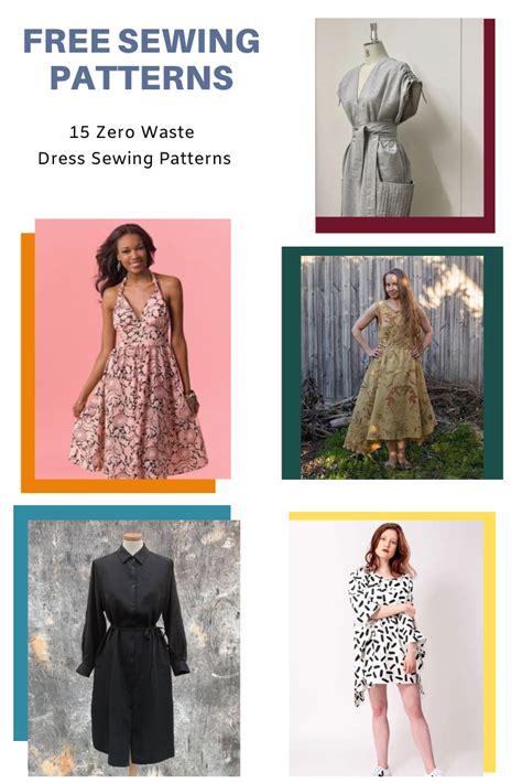 FREE PATTERN ALERT: 8 Zero Waste Dress Patterns - On the Cutting Floor: Printable pdf sewing ...