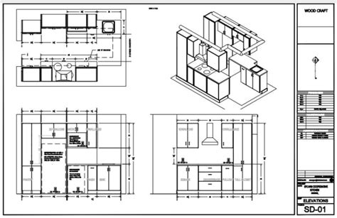 Create professional kitchen shop drawings by Visiokraft | Fiverr