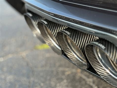 C8 Carbon Fiber Exhaust Tips for Z06 - AEROLARRI