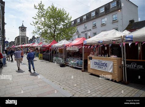 Keswick town street market hi-res stock photography and images - Alamy