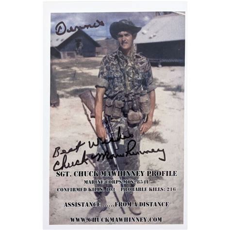 Charles Benjamin Mawhinney signed photo