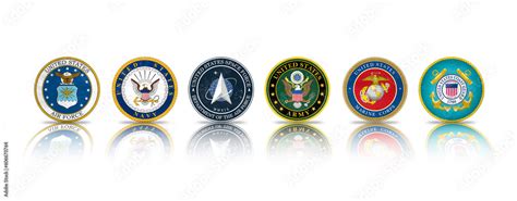 United States Armed Forces emblems Stock Photo | Adobe Stock