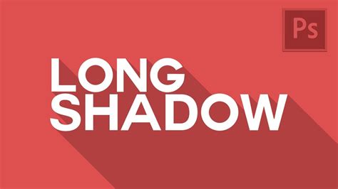 How To Create A Long Drop Shadow Effect In Photoshop! - YouTube