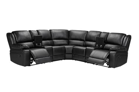 Grey Corner Recliner Sofa With Cup Holders | www.resnooze.com