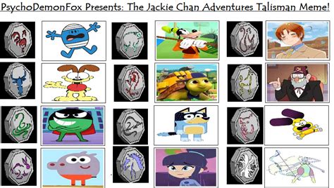 My Jackie Chan Adventures Talismans by Teanster1 on DeviantArt