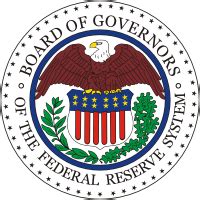 U.S. Federal Reserve System (FRS), seal of Board of Governors - vector ...