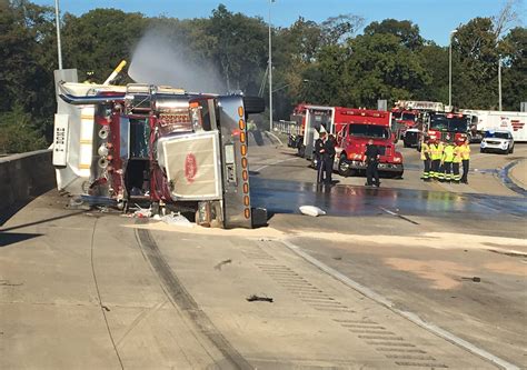 Cattle Truck Overturns On Dead Man's Curve in Birmingham