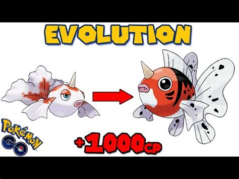 Evolving GOLDEEN to SEAKING (POKEMON GO EVOLUTIONS) - YouTube