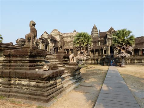 Free Images : palace, monument, place of worship, ruins, cambodia, angkor wat, historically ...