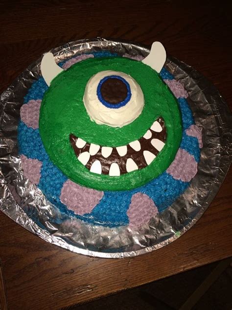 Monsters Inc Cake | Monster inc cakes, Cake, Desserts