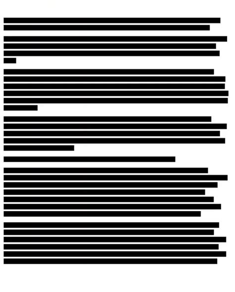 Redacted Letter document censored JPP Blank Template - Imgflip