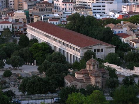 Stoa of Attalos, Athenian Agora | As seen from the Court of … | Flickr