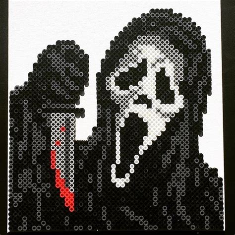 Scary Movie Perler Bead Art