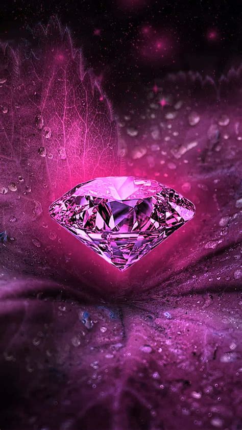 Download Pink Diamond Background | Wallpapers.com