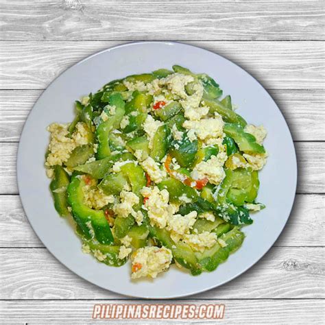 Ampalaya with Egg Recipe - Pilipinas Recipes