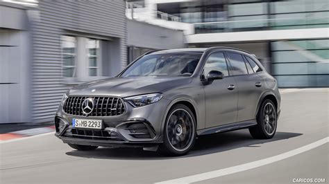 2024 Mercedes-AMG GLC 63 S E PERFORMANCE (Designo Graphite Grey Magno) - Front Three-Quarter ...