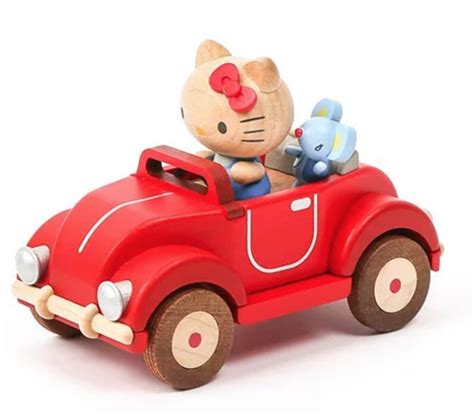 Hello Kitty Vehicle Wooden Music Box – Kitty Collection