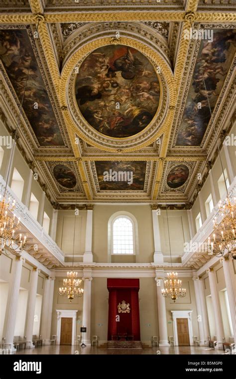 Banqueting house whitehall interior hi-res stock photography and images - Alamy