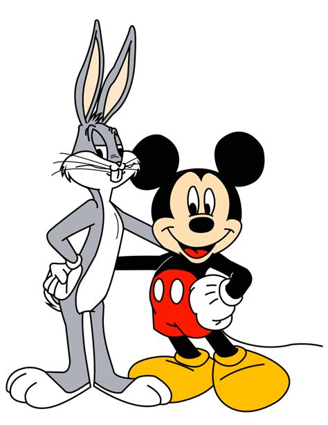 Bugs Bunny and Mickey Mouse by NachoBrave on DeviantArt