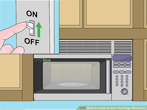 How to Install an Over The Range Microwave: 13 Steps