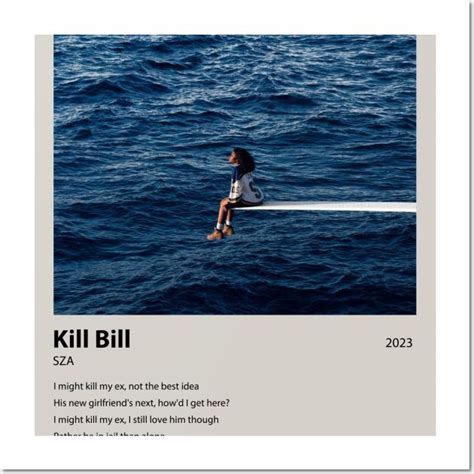 Kill Bill By Sza Wall And Art Print in 2023 | Music poster, Music album cover, Music poster design