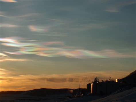 Nacreous Clouds At McMurdo Free Stock Photo - Public Domain Pictures
