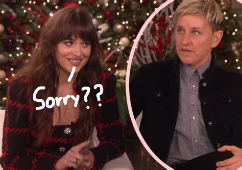 Fans Are Convinced Dakota Johnson Ended The Ellen DeGeneres Show After ...