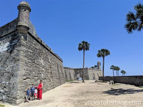 St. Augustine's historic fort: Castillo de San Marcos- yodertoterblog