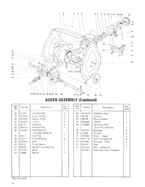 Toro 38052 521 Snowblower Manual, 1984