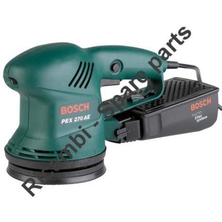 Bosch Spare Parts for Random Orbital Sander PEX 270 AE - 0603369780