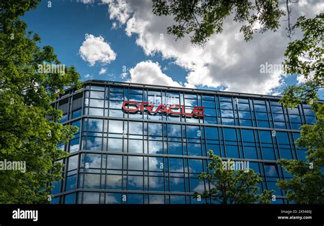 Oracle Corporation headquarters office in Munich Germany Stock Photo ...