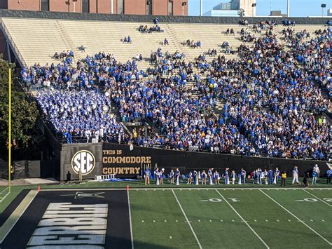 Vanderbilt Stadium Seating Map | Elcho Table