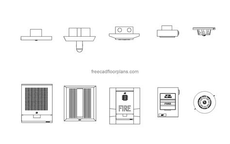 Fire Alarm Cad Block