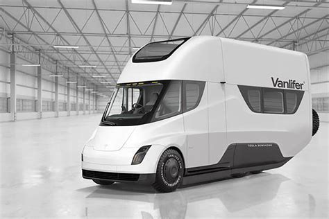 Tesla’s Semi truck turned into RV in Vanlifer concept - Curbed