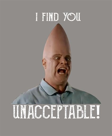 Coneheads Funny Beldar Conehead I Find You Unacceptable Vintage Simple ...