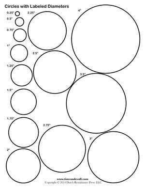 Circle Templates | Blank Shape Templates | Free Printable PDF | Printable circles, Templates ...