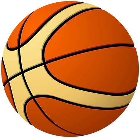 an orange and white basketball ball on a white background