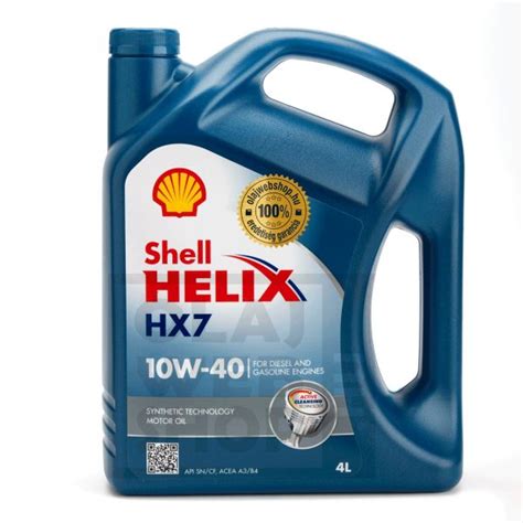 Shell Helix HX7 10W/40 - 5 Ltrs - Bronzsons