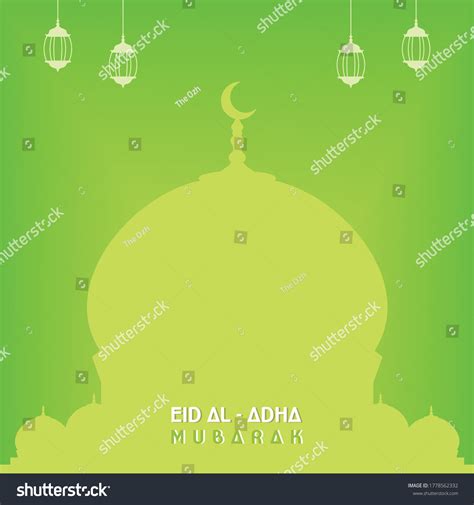 Islamic Banner Greeting Cards Design Eid Stock Vector (Royalty Free ...